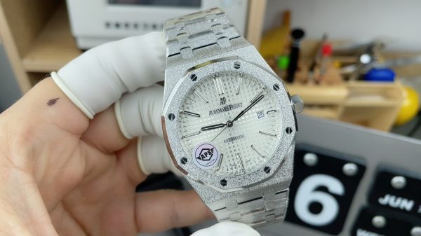 APS Factory Audemars Piguet Royal Oak Frosted 15410 Sliver