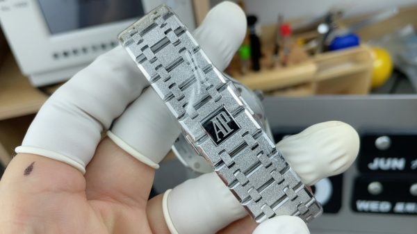 APS Factory Audemars Piguet Royal Oak Frosted 15410 Sliver - 图片 8
