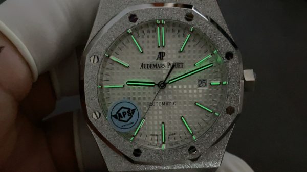 APS Factory Audemars Piguet Royal Oak Frosted 15410 Sliver - 图片 9