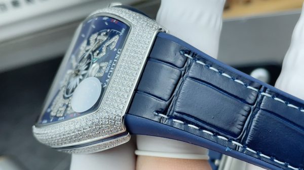 ABF Factory Franck Muller Vanguard V45 44mm Steel&Diamond Rubber Strap Blue Dial - 图片 8