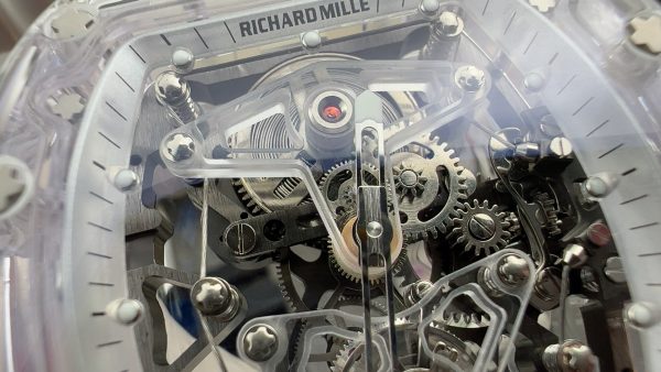 EUR Factory Richard Mille RM056 43mm Snow Glaze Rubber Strap - 图片 4
