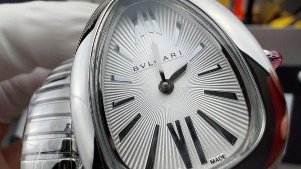 BV Factory Bvlgari Serpenti 101817 Steel Roman Numerals White (solid) Dial - 图片 6