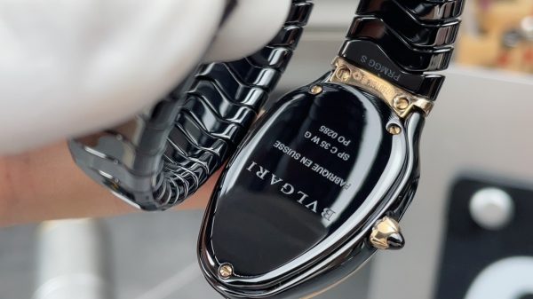 BV Factory Bvlgari Serpenti 102735 Steel Roman Numerals Black (solid) Dial - 图片 5
