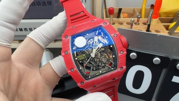 ZF Factory Richard Mille RM35-02 Red Carbon Fiber Case