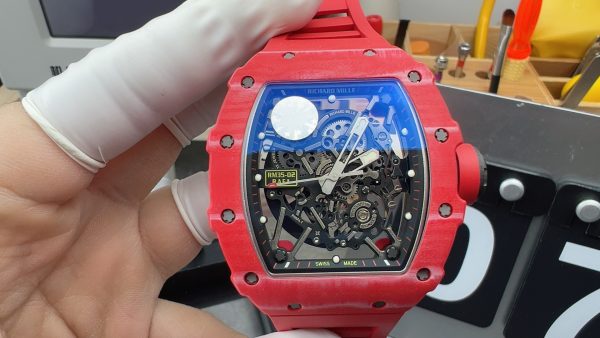 ZF Factory Richard Mille RM35-02 Red Carbon Fiber Case - 图片 2