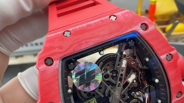 ZF Factory Richard Mille RM35-02 Red Carbon Fiber Case - 图片 4