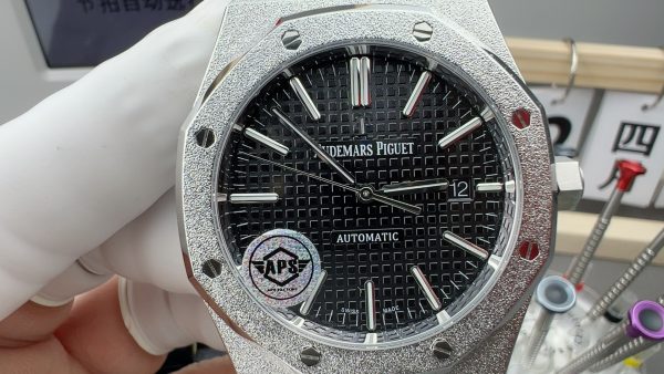 APS Factory Audemars Piguet Royal Oak Frosted 15410 Black - 图片 2